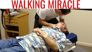 78 year old BACK PAIN amp WEAK LEGS regains ability to WALK after 1 treatment [upl. by Lipski284]