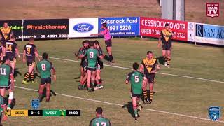 2018 Newcastle RL  First Grade Round 12 Highlights  Cessnock v Western Suburbs [upl. by Yeneffit183]