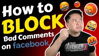 How To BLOCK Bad Comments On Facebook [upl. by Yarled]