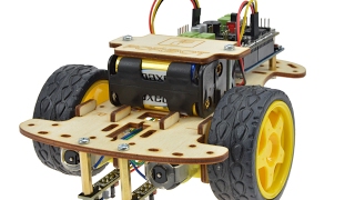 Kurs budowy robotów z Arduino  line follower z 1 czujnikiem [upl. by Novyat]