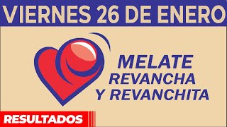 Resultado del sorteo de Melate Revancha y Revanchita del Viernes 26 de Enero de del 2024 [upl. by Linda]