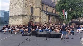 Nederlands Jeugd Orkest in Heerlen Op het Pancratiusplein in de zomer van 2024 [upl. by Cyler]