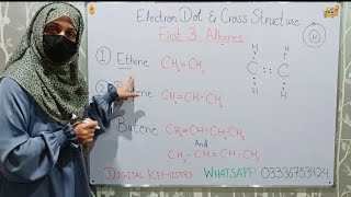 Electron dot and Cross Structure for Alkenes  Chemistry Class 10 Chapter 12  Hydrocarbons [upl. by Riane108]