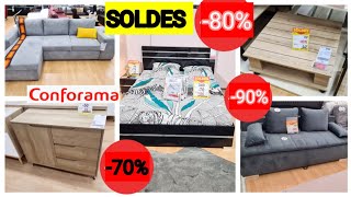 CONFORAMA🔥😱SOLDES JUSQUÀ90 190122 SOLDES promo mobilier canapé conforama bonplan promo [upl. by Ethban46]