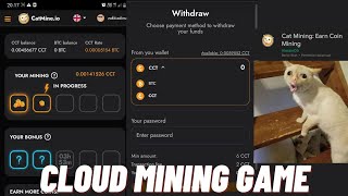 Cat mining Coughing Cat coin earn coin [upl. by Cung117]