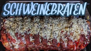 MEDITERRANER SCHWEINEBRATEN vom Gasgrill  deutsches BBQVideo  0815BBQ [upl. by Nettle]