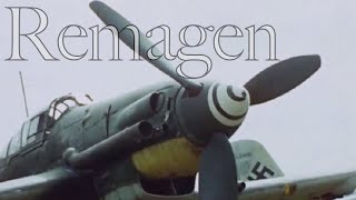 BRIDGE AT REMAGEN Ludendorff restored COLOR FOOTAGE by George Stevens 1945 [upl. by Neahs]