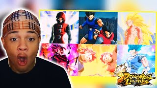 Dragon Ball Legends ALL SHALLOT amp GIBLET TRANSFORMATIONS REACTION [upl. by Adriane]