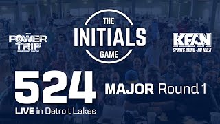 Initials Major 14 LIVE in Detroit Lakes  Round 1 [upl. by Kiraa]