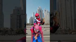 Somebody Help SpiderMan  Legend Deadpool spiderman viralvideo youtubeshorts [upl. by Aihsaei]