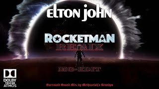 Elton John  Rocket Man MGedit remix 51 music video [upl. by Anirtal734]