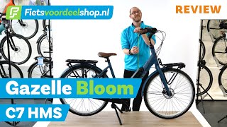 Gazelle Bloom C7 HMS  Fietsvoordeelshopnl Product Review [upl. by Niwle]