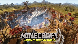 Minecrafts Ultimate Survival World Is The PERFECT Custom Map [upl. by Yclek]