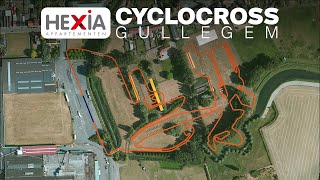 Parcours Hexia Cyclocross Gullegem 2022 [upl. by Parnas]