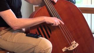 Upright bass in suitcase model [upl. by Yddeg]