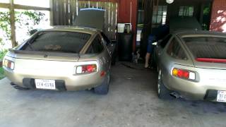 Porsche 928 V8 vs V12 Sound [upl. by Eivla]