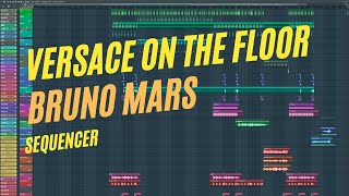 Versace on the Floor  Bruno Mars Backing Track Sequencer [upl. by Violette]