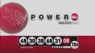 Powerball January 3 2024 [upl. by Vinnie412]