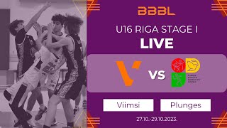 KK ViimsiKesklinna KKGAG vs Plunges SRC  BBBL boys U16 [upl. by Esylla]