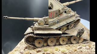 Diorama 135  Tiger I in Afrika [upl. by Stanhope846]