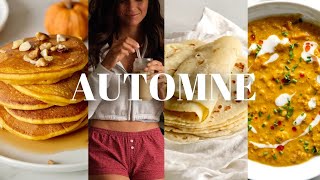 RECETTES POUR L’AUTOMNE 🍁 Vegan Réconfortantes [upl. by Florry]