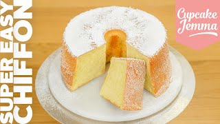 Classic Chiffon Cake Recipe  a baking musthave  Cupcake Jemma [upl. by Anwahsad41]