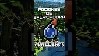 CÓMO HACER POCIONES DE SALPICADURA en MINECRAFT 💦 [upl. by Chatav]