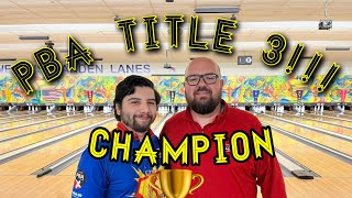 World’s Most Unique Bowler Wins PBA Title 3 [upl. by Lamoureux]