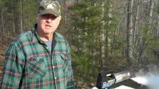 Fatbeeman demonstrates Natural Mite Control with fogger [upl. by Halyk]