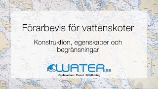 Förarbevis för vattenskoter  Konstruktion egenskaper och begränsningar [upl. by Silbahc738]