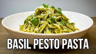 Basil Pesto Pasta Recipe [upl. by Haidabo]