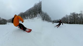 Zao Onsen  Step On  Burton Deep Thinker  Gentemstick [upl. by Bowlds]