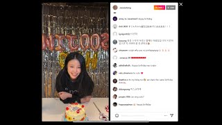 240309 soojin instagram live 26th birthday [upl. by Dulcea]