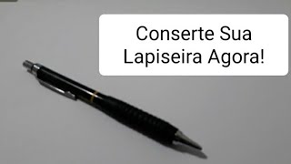 ASMR  Como arrumar uma lapiseira com problema Entupiu E agora Desmontando uma Lapiseira [upl. by Solracsiul]