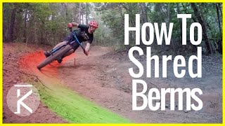 How To Ride Berms Fast  Mountain Biking Tutorial [upl. by Basir]