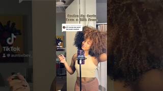 Silk Press to Curly Fro Routine naturalhair [upl. by Zoa]