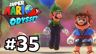 Super Mario Odyssey  Gameplay 100 Walkthrough Part 35  Luigis Balloon World 5 [upl. by Mayyahk371]