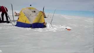 Setting Up a Tent in Antarctica in 20 Seconds POLAR VISION [upl. by Paulsen]