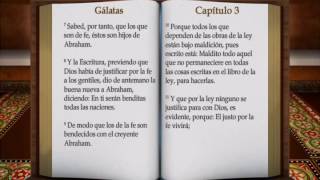 La Palabra de Dios Gálatas Biblia hablada RV 1960 [upl. by Annaerdna]