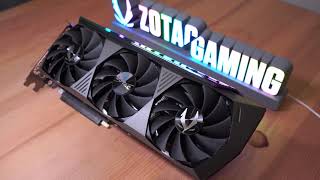 ZOTAC GAMING RTX 3070 Ti AMP Holo Quick Unboxing [upl. by Adela]