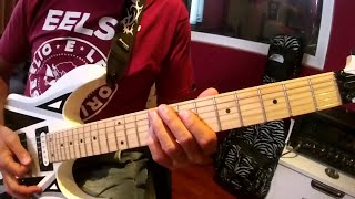 HOW TO PLAY GUITAR  TUTORIAL Come gli Area molto lento  Elio e le Storie Tese  Cesareo [upl. by Nwahsyar]