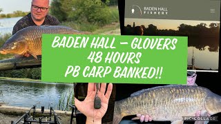 Carp fishing session at Baden Hall fishery Glovers lake I show you how I catch my PB Carp [upl. by Abbotsen223]