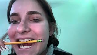 QUICK ASMR  PEN AND PENCIL NIBBLE [upl. by Esirahc]