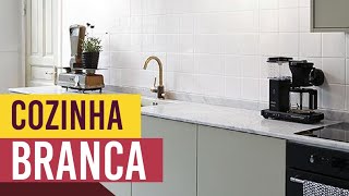 Cozinha Branca DESCUBRA 13 ideias Geniais para Decoração de Cozinhas [upl. by Tomasina]