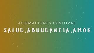 ATRAE SALUD ABUNDANCIA Y AMOR Reprograma tu Mente Mientras Duermes con Afirmaciones Positivas [upl. by Yeleek]