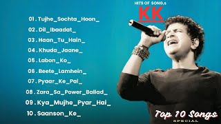 Best of KK  kk songs  Juke box  Best Bollywood songs of kk  Kk hit songs [upl. by Llehcar]