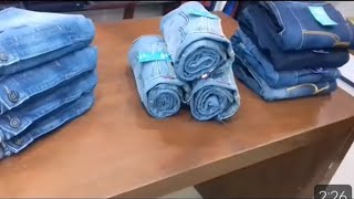 How to fold jeans for display l Travel [upl. by Han]