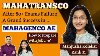 MAHATRANSCO AE Preparation Strategy  Success Story [upl. by Nashom961]