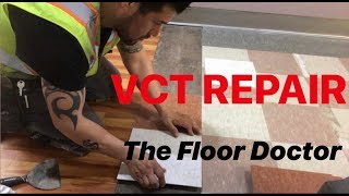 VCT Repair I The Floor Doctor [upl. by Lliw383]