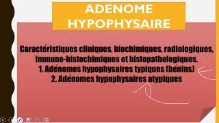 adénome hypophysaire [upl. by Wagstaff]